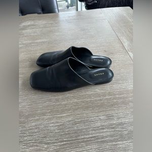 High End Frame brand women’s mules - worn twice- top quality leather